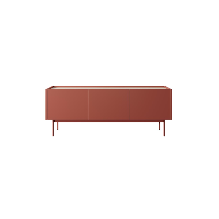 Conjunto de móveis para TV – Cor Cerâmica Vermelha