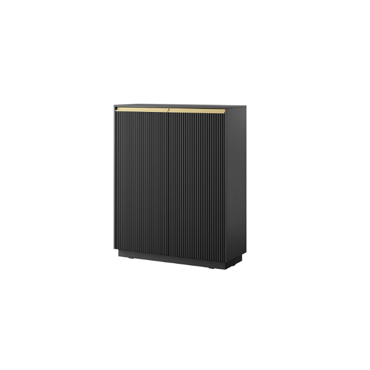 Ensemble meuble TV ROYAL couleur Noir