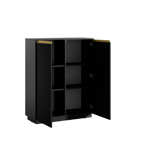 Conjunto de móveis para TV ROYAL – Cor Preto