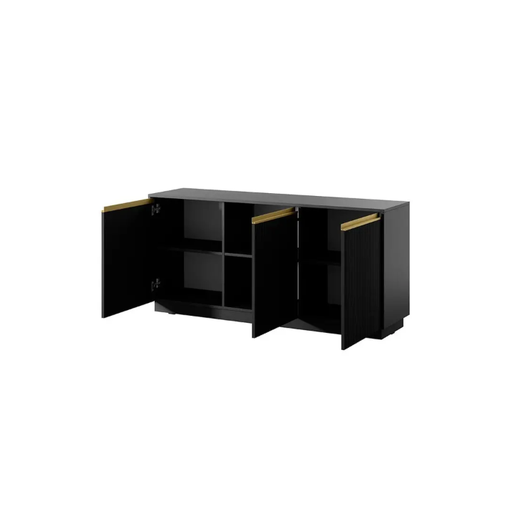 Conjunto de móveis para TV ROYAL – Cor Preto