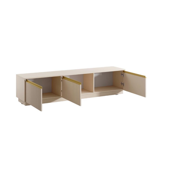Ensemble meuble TV ROYAL couleur Beige