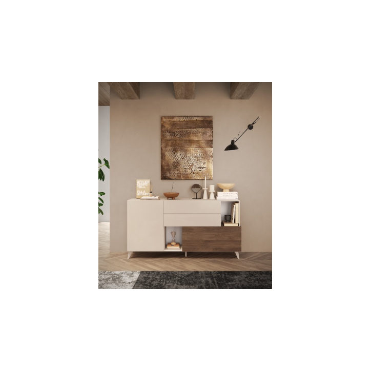 Comedor Monaco – Color Cachemira / Nogal