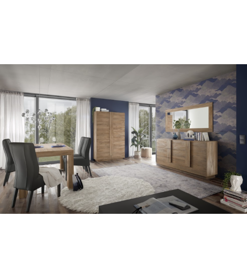 Salle à manger JUPITER Couleur Mercure – effet bois naturel.