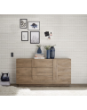 Comedor JUPITER – Color Mercurio, efecto madera natural