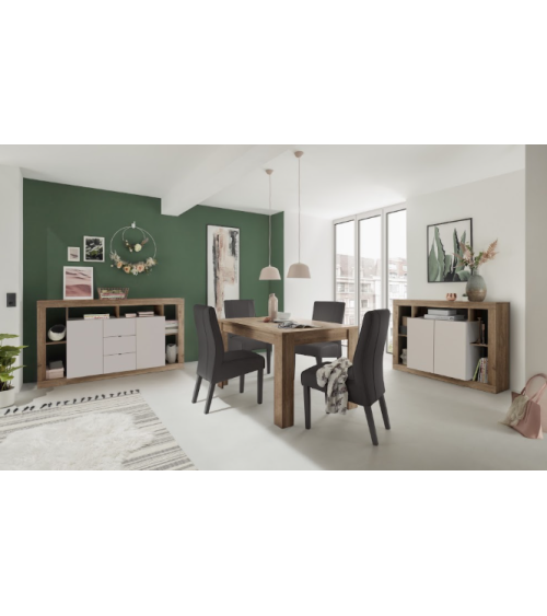 Sala de jantar RIMINI – Cor Mercúrio / Cashmere