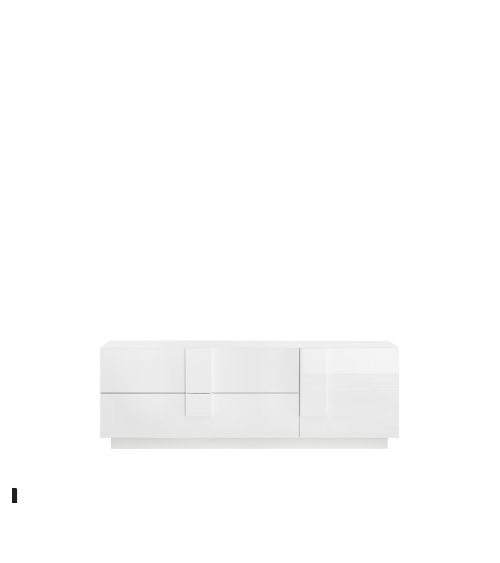 Meuble TV Jupiter Couleur Blanc brillant