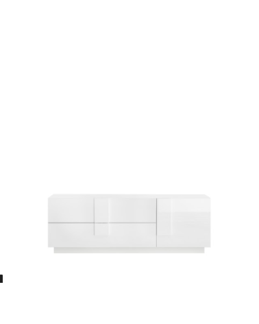 Meuble TV Jupiter Couleur Blanc brillant / Mercure