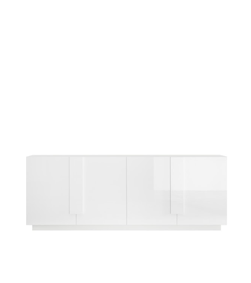 Aparador Jupiter de 4 portas – Branco brilhante