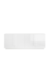 Aparador Jupiter de 4 puertas – Blanco brillante
