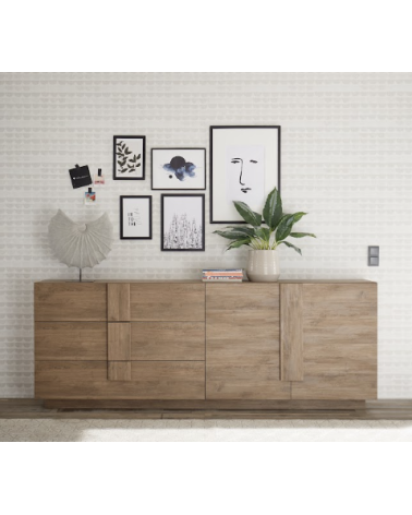 Buffet Jupiter 2 portes et 3 tiroirs – Finition Mercure
