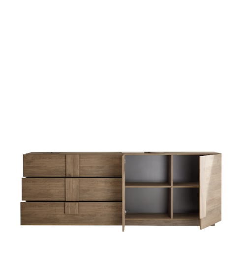 Buffet Jupiter 3 portes et 3 tiroirs – Finition Mercure