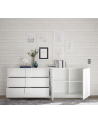 Credenza Jupiter a 2 ante e 3 cassetti – Bianco lucido