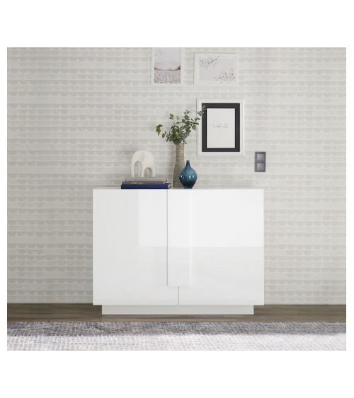 Credenza Jupiter a 2 ante – Bianco lucido