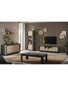 Ensemble meuble TV SKY 3 pièces – Finition Mercure / Anthracite