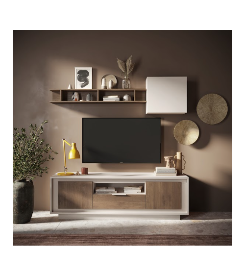 Meuble TV SKY – Finition Cashmere / Mercure