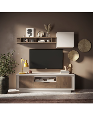 Meuble TV SKY – Finition Cashmere / Mercure