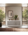 Credenza SKY a 4 ante – Finitura Bianco opaco laccato / Cemento