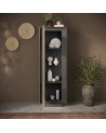 Ensemble meuble TV SKY 3 pièces – Finition Mercure / Anthracite