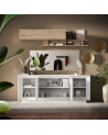 Buffet SKY 4 portes – Blanc mat laqué