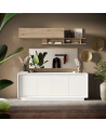 Credenza SKY a 4 ante – Bianco opaco laccato