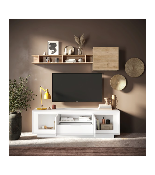 Móvel de TV SKY – Branco mate lacado