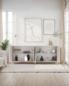 Credenza STONE a 4 ante – Cashmere opaco