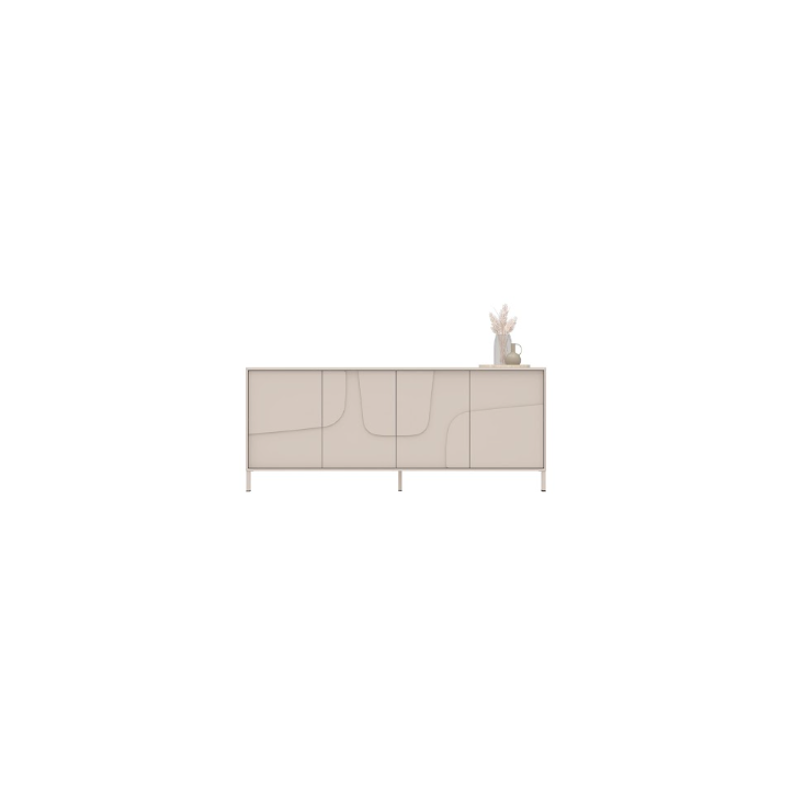 Credenza STONE a 4 ante – Cashmere opaco Credenza STONE a 4 ante – Cashmere opaco