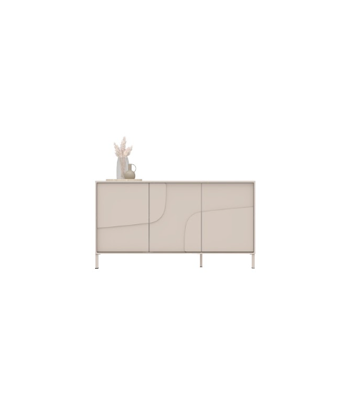 Buffet STONE 3 portes – Cashmere mat