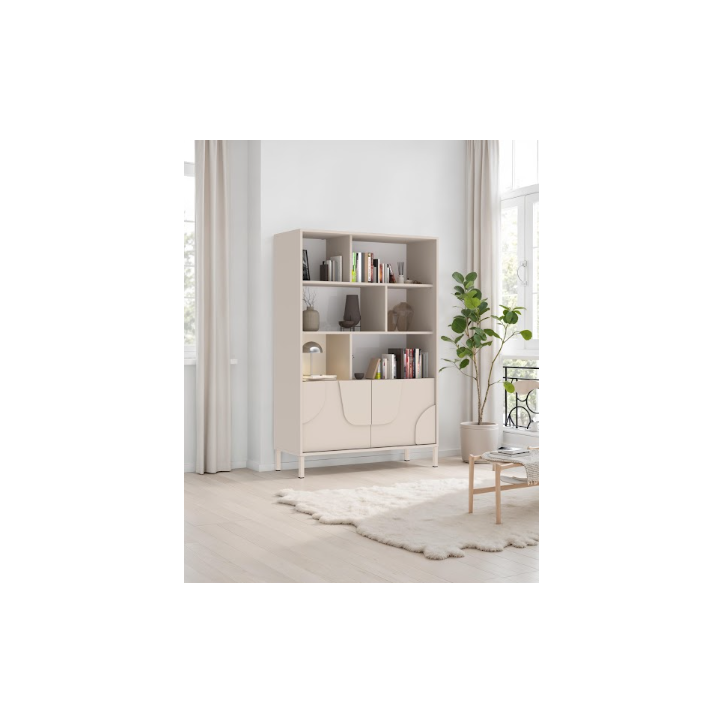 Estante STONE com 2 portas – Cashmere mate