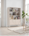 Estante STONE com 2 portas – Cashmere mate