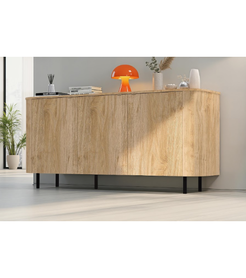 Credenza MURANO a 3 ante – Finitura Rovere naturale