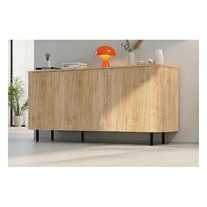 Buffet MURANO 3 portes – Finition Chêne naturel