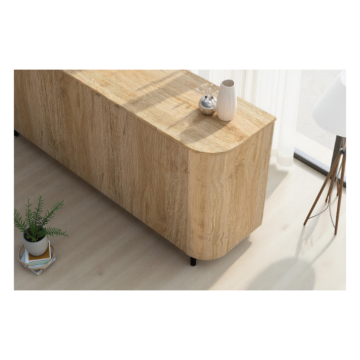 Buffet MURANO 3 portes – Finition Chêne naturel