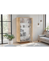 Vitrina MURANO de 2 puertas de cristal – Acabado Roble natural