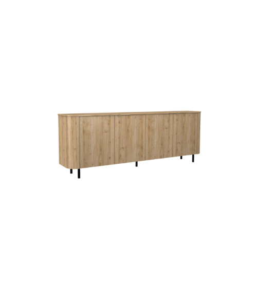 Aparador MURANO de 4 puertas – Acabado Roble natural