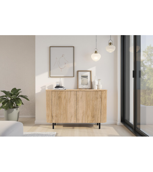 Buffet MURANO 2 portes – Finition Chêne naturel