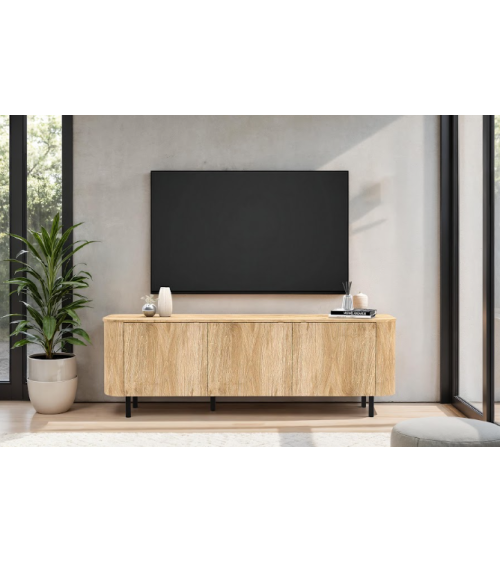 Mobile TV MURANO a 3 ante – Finitura Rovere naturale
