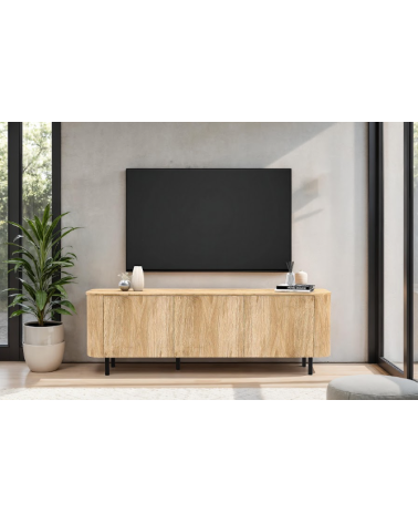 Mueble TV MURANO de 3 puertas – Acabado Roble natural