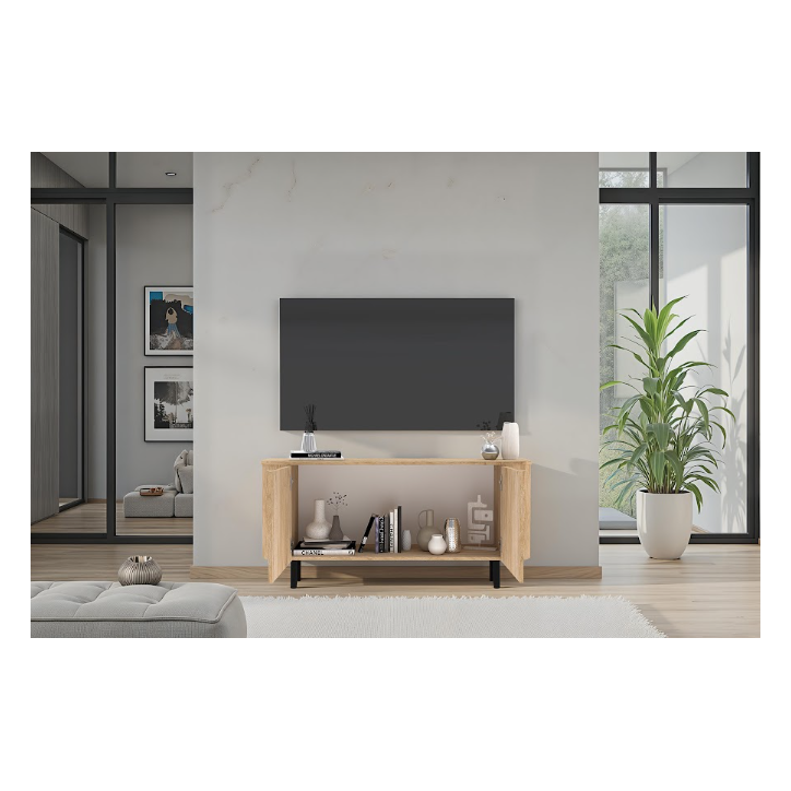 Mueble TV MURANO de 2 puertas – Acabado Roble natural