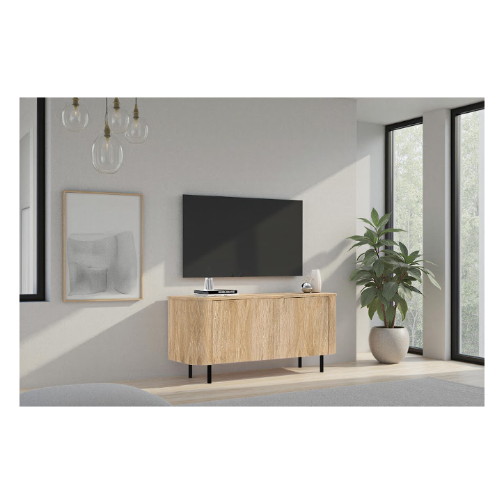 Móvel de TV MURANO com 2 portas – Acabamento Carvalho natural