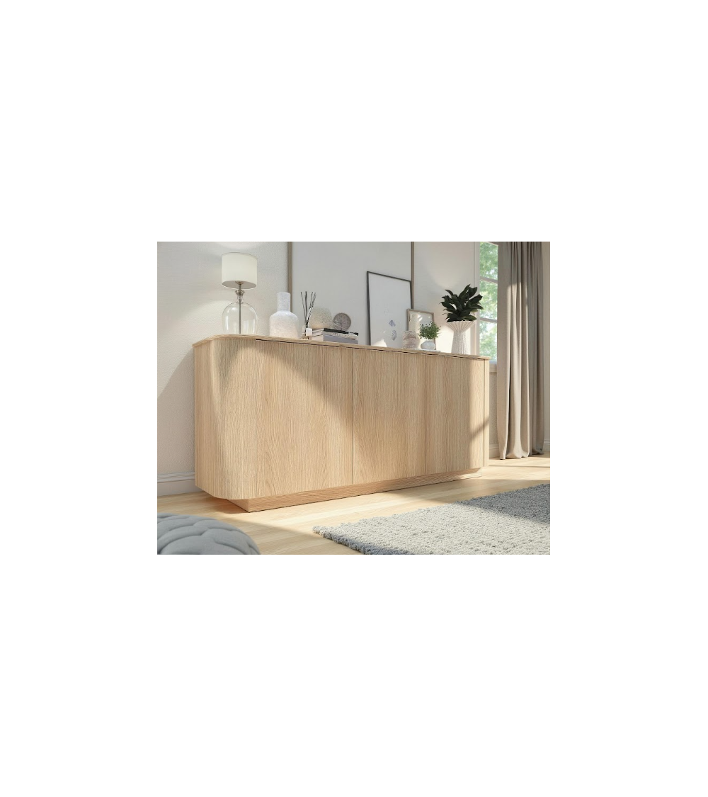 Aparador ADRIATICO de 3 puertas – Acabado Roble natural