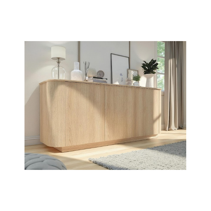 Aparador ADRIATICO de 3 puertas – Acabado Roble natural Aparador ADRIATICO de 3 puertas – Acabado Roble natural