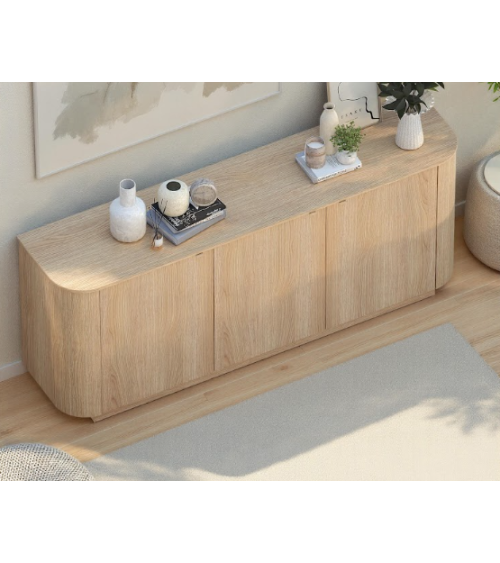 Buffet ADRIATICO 3 portes – Finition Chêne naturel