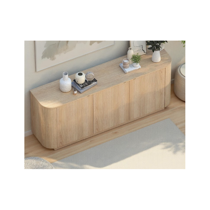 Aparador ADRIATICO de 3 puertas – Acabado Roble natural Aparador ADRIATICO de 3 puertas – Acabado Roble natural