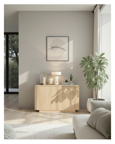 Aparador ADRIATICO de 2 puertas – Acabado Roble natural