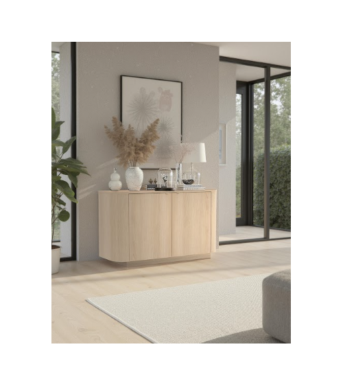 Buffet ADRIATICO 2 portes – Finition Chêne naturel