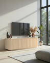 Móvel de TV ADRIATICO com 3 portas – Acabamento Carvalho natural