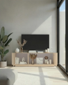 Móvel de TV ADRIATICO com 3 portas – Acabamento Carvalho natural
