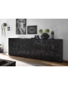 Aparador PRISMA de 4 portas – Design geométrico preto