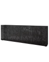 Buffet PRISMA 4 portes – Design géométrique noir